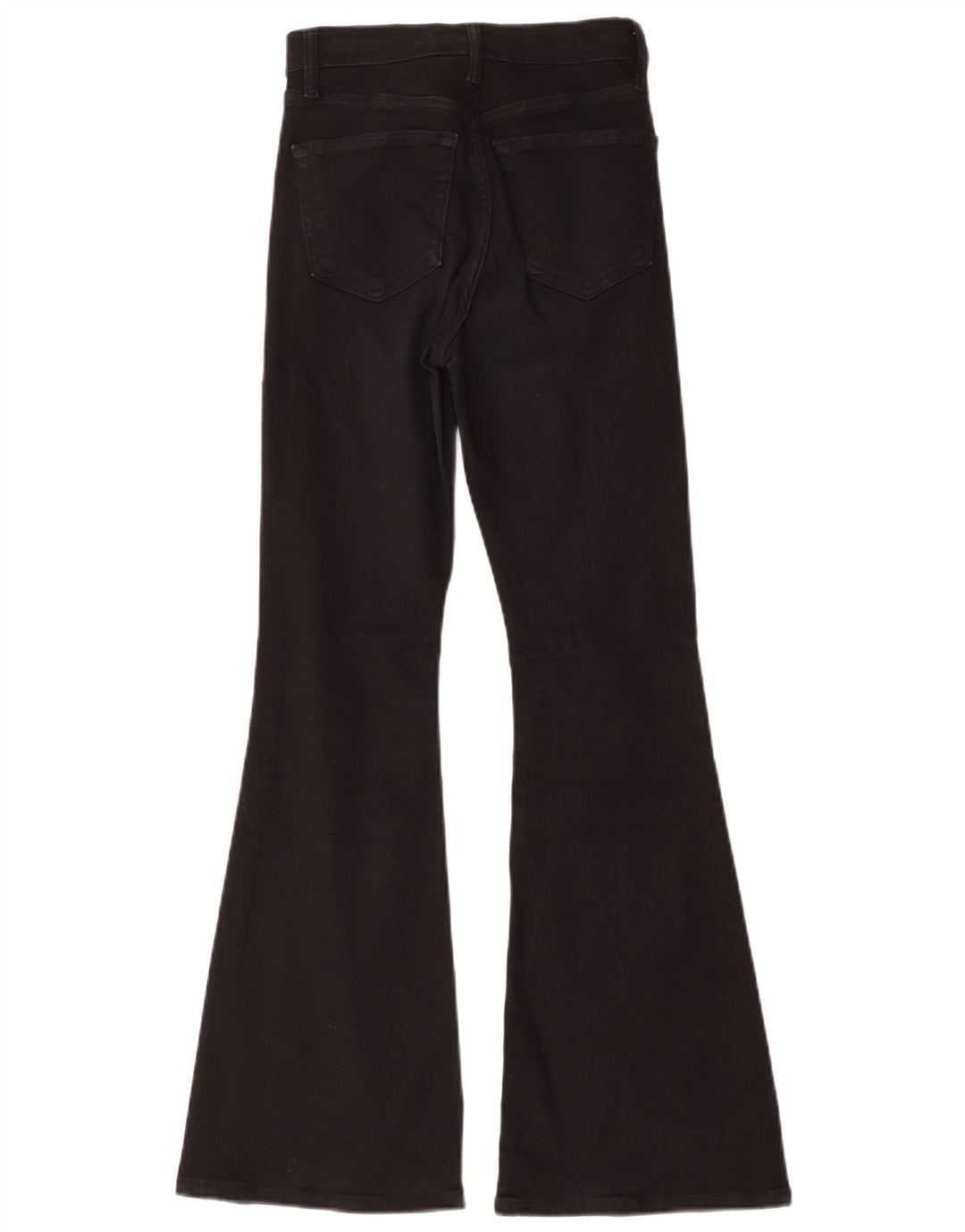 Topshop Γυναικείο Τζιν Jamie Flared W26 L30 μαύρο βαμβακερό