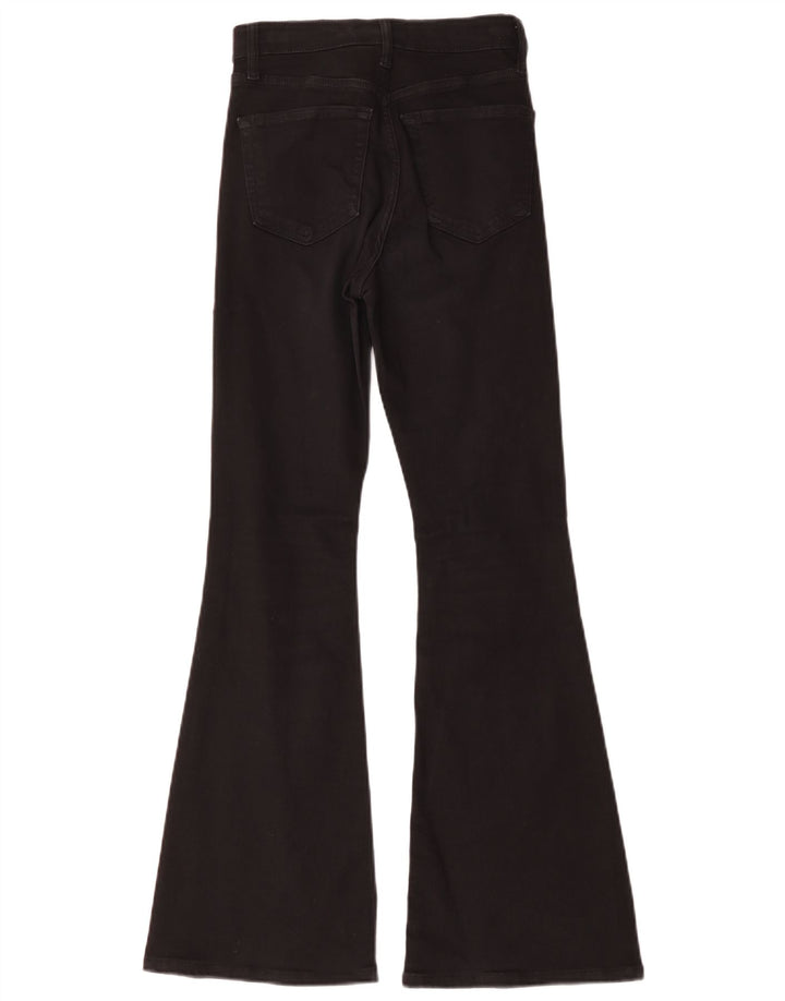 Topshop Γυναικείο Τζιν Jamie Flared W26 L30 μαύρο βαμβακερό