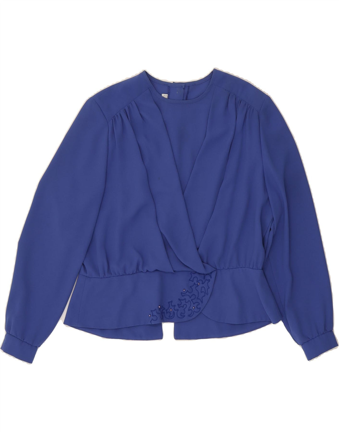 EASTEX Womens Shirt Blouse UK 18 XL  Blue Polyester Vintage Eastex and Second-Hand Eastex from Messina Hembry 