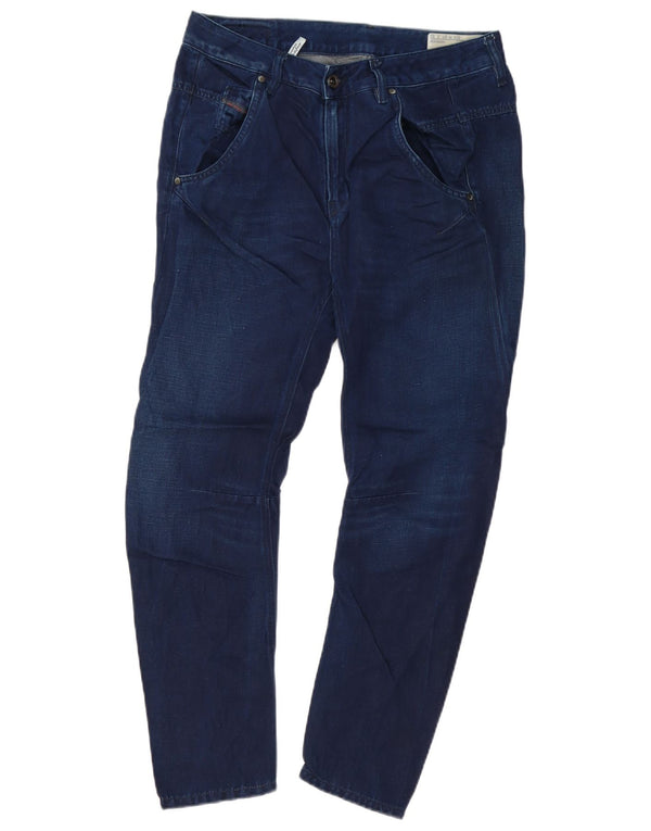 Diesel Mens Banana Slim Jeans W27 L32 Navy Blue Cotton