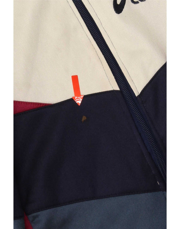Ανδρική φόρμα γυμναστικής γραφικής Asics Top Jacket IT 50 Medium Navy Blue Colourblock