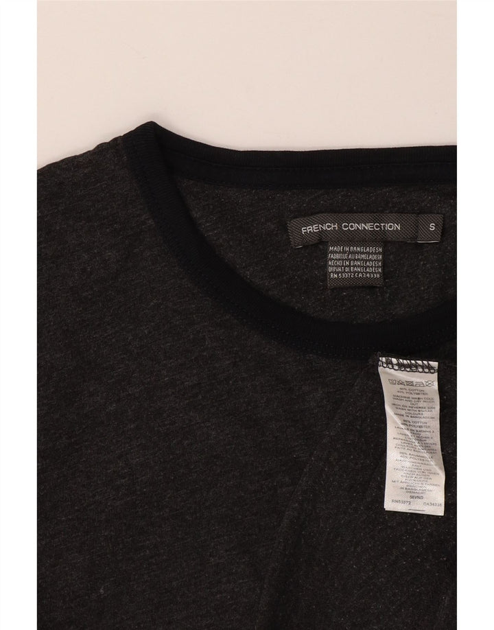 Ανδρικό T-Shirt French Connection Top Μικρό Γκρι βαμβακερό