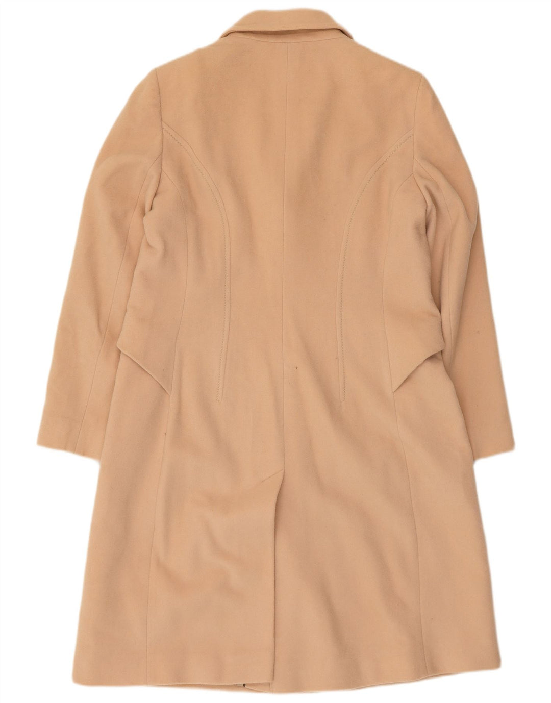 Marks & Spencer Γυναικείο Πανωφόρι UK 14 Medium Beige Wool