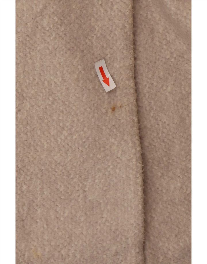 Zara Γυναικείο Παλτό UK 10 Small Grey Cotton