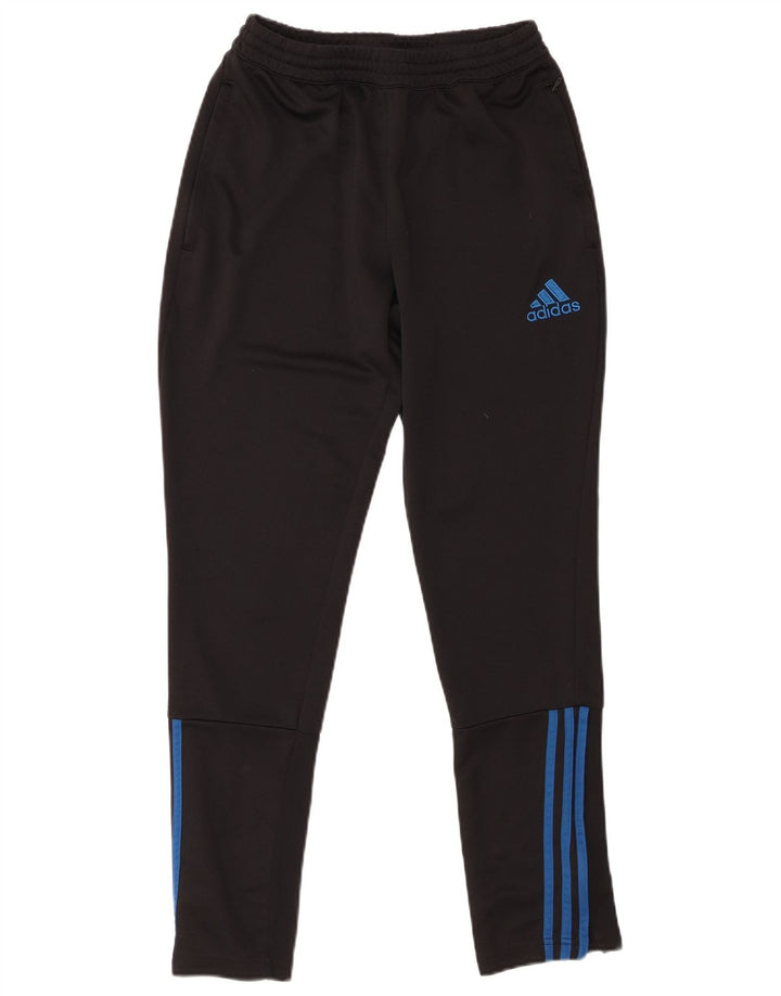 Ανδρική αθλητική φόρμα ADIDAS Παντελόνι μικρού μαύρου πολυεστέρα