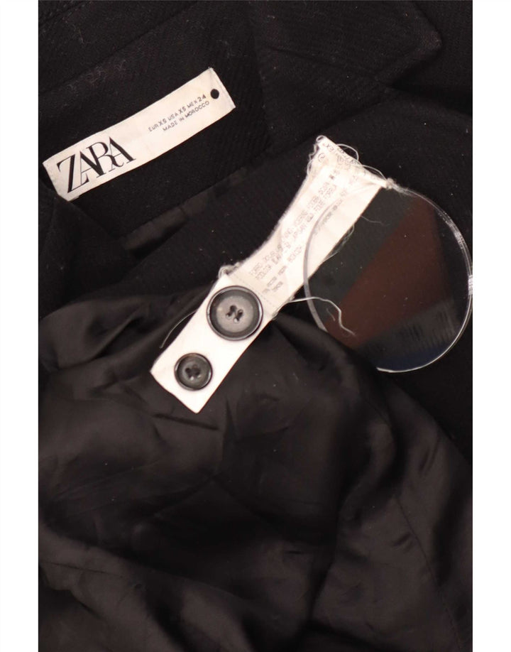 Zara Γυναικείο Πανωφόρι UK 6 XS Μαύρη Βισκόζη