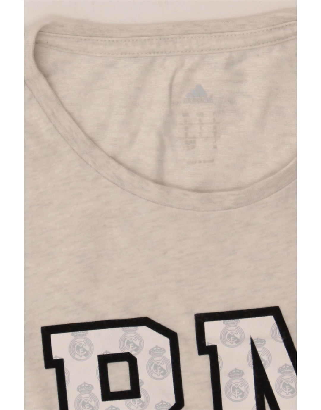ADIDAS Mens Graphic T-Shirt Top Small Grey Cotton Vintage Adidas and Second-Hand Adidas from Messina Hembry 