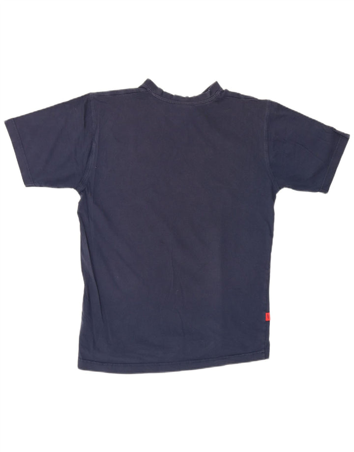 Ανδρικό T-Shirt Umbro Top από μεσαίο μπλε ναυτικό βαμβακερό