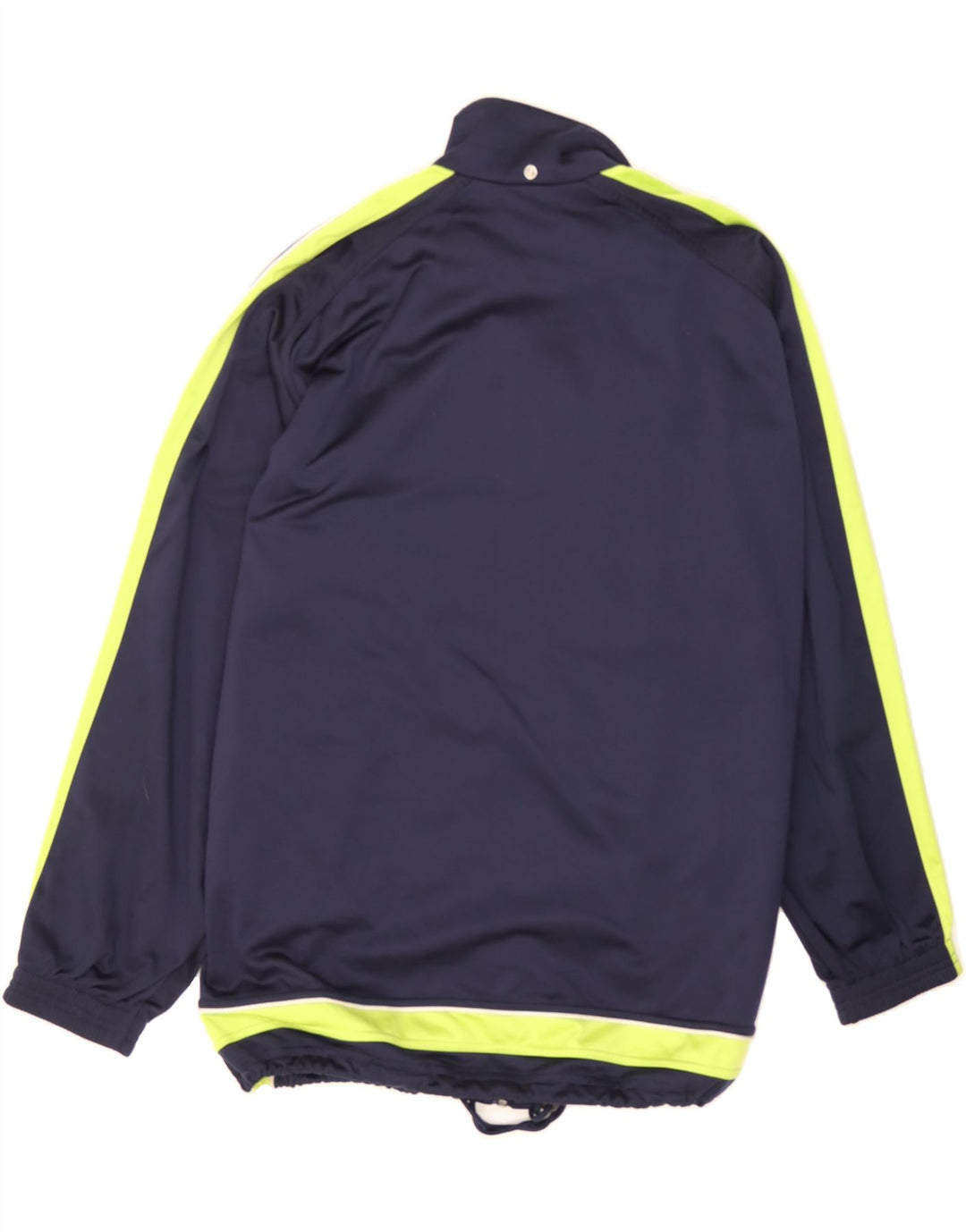 DIADORA Mens Tracksuit Top Jacket Medium Navy Blue Colourblock Polyester Vintage Diadora and Second-Hand Diadora from Messina Hembry 