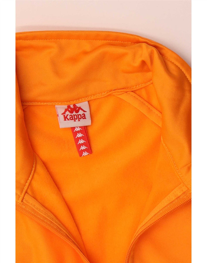 Γυναικεία φόρμα γραφικών Kappa Top Jacket UK 10 Small Orange Colourblock