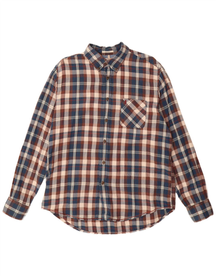 Ανδρικό πουκάμισο Marlboro Classics με κανονική εφαρμογή φανέλα XL Πολύχρωμο καρό