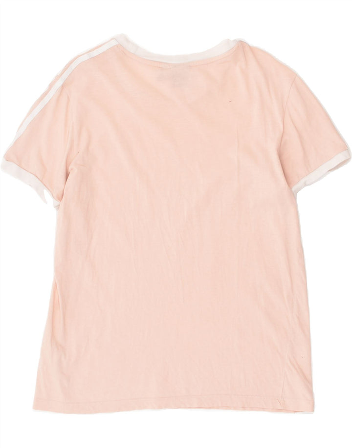 ADIDAS Womens T-Shirt Top UK 10 Small  Pink Cotton | Vintage Adidas | Thrift | Second-Hand Adidas | Used Clothing | Messina Hembry 