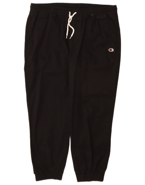 Γυναικεία αθλητική φόρμα CHAMPION Παντελόνι Joggers UK 20 2XL Μαύρο βαμβακερό