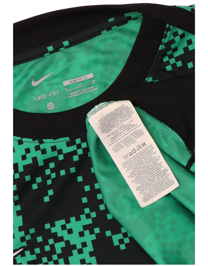 Ανδρικό μπλουζάκι Nike Dri Fit Abstract Pattern T-shirt με μεσαίο πράσινο πολυεστέρα