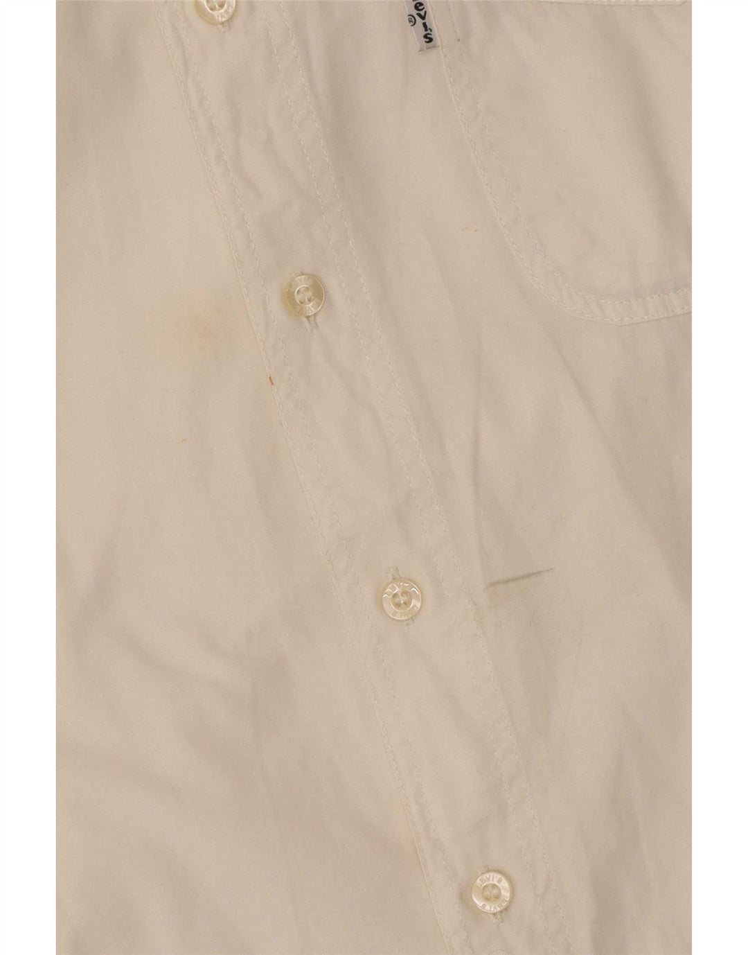Ανδρικό πουκάμισο Levi's μεγάλο λευκό βαμβακερό