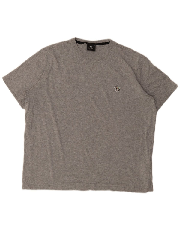 PAUL SMITH Ανδρικό T-Shirt Top 2XL Γκρι βαμβακερό