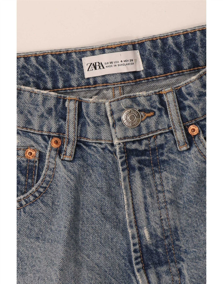Zara Γυναικείο τζιν σορτς EU 36 XS W26 μπλε