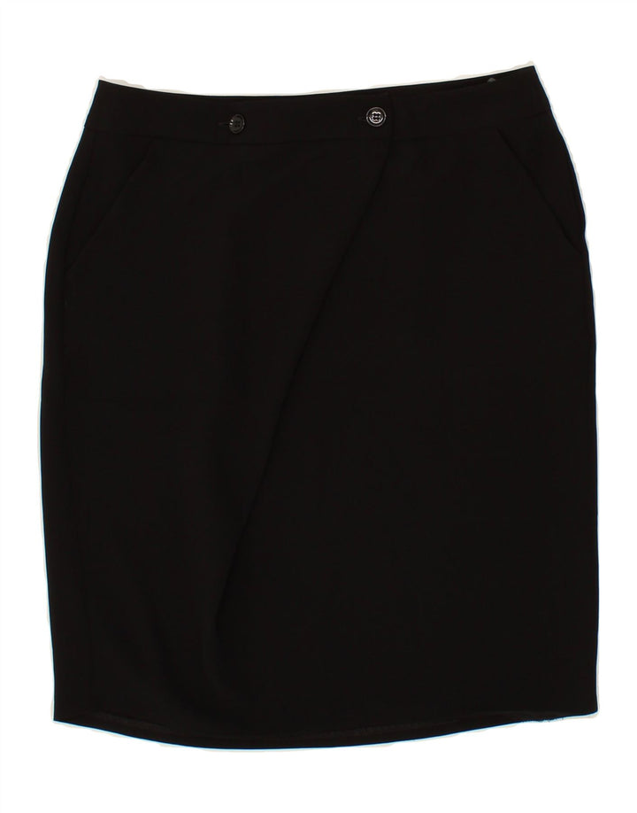 BENETTON Womens Pencil Skirt W32 Large  Black Vintage Benetton and Second-Hand Benetton from Messina Hembry 