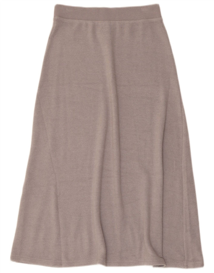 Zara Γυναικεία Πλεκτή Φούστα με Flared Μικρή W26 Γκρι βισκόζη