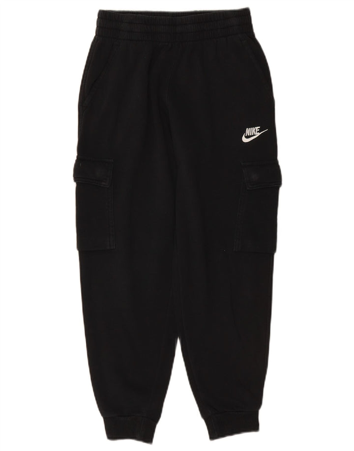Παντελόνι αθλητικής φόρμας NIKE Boys Cargo Joggers 10-11 ετών μεσαίο μαύρο βαμβακερό