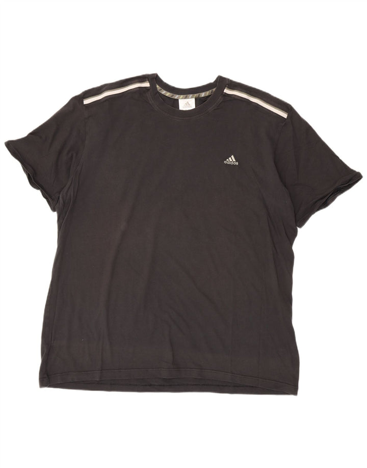 Ανδρικό T-Shirt Adidas Top 2XL Μαύρο βαμβακερό
