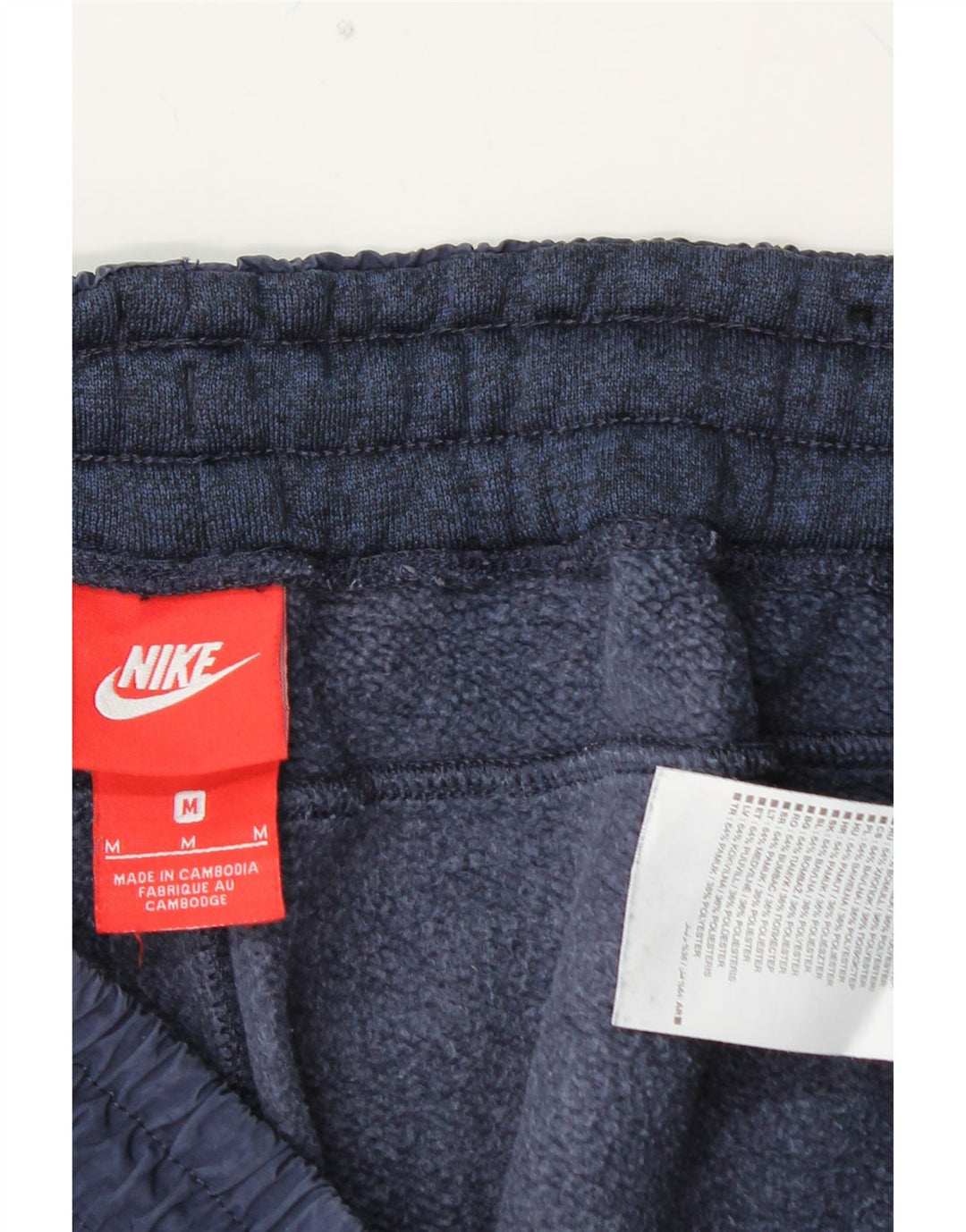 Γυναικεία φόρμα NIKE Παντελόνι UK 14 Medium Navy Blue Cotton