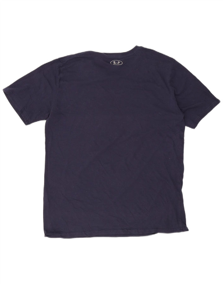 Ανδρικό γραφικό μπλουζάκι Under Armour Top Large Navy Blue