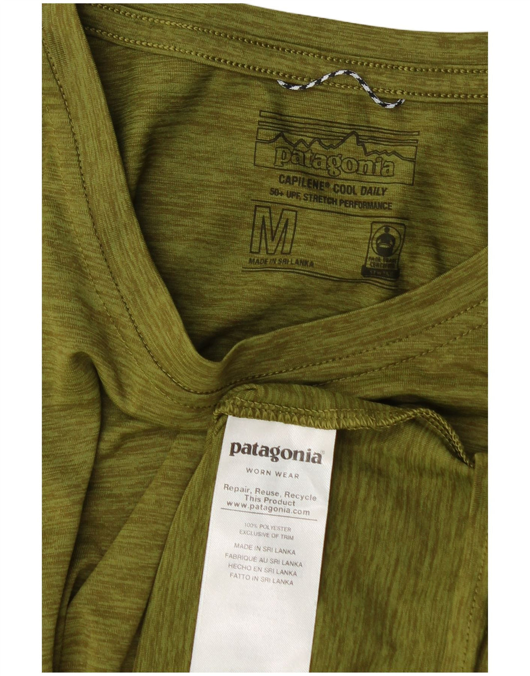 Ανδρικό T-Shirt Patagonia Top Medium Khaki Flecked Polyester