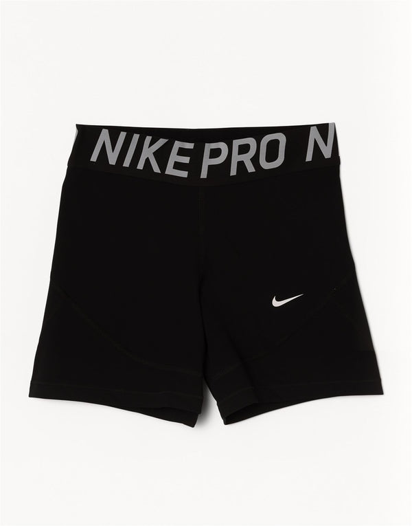 Γυναικεία γραφικά αθλητικά σορτς Nike UK 8 Small Black