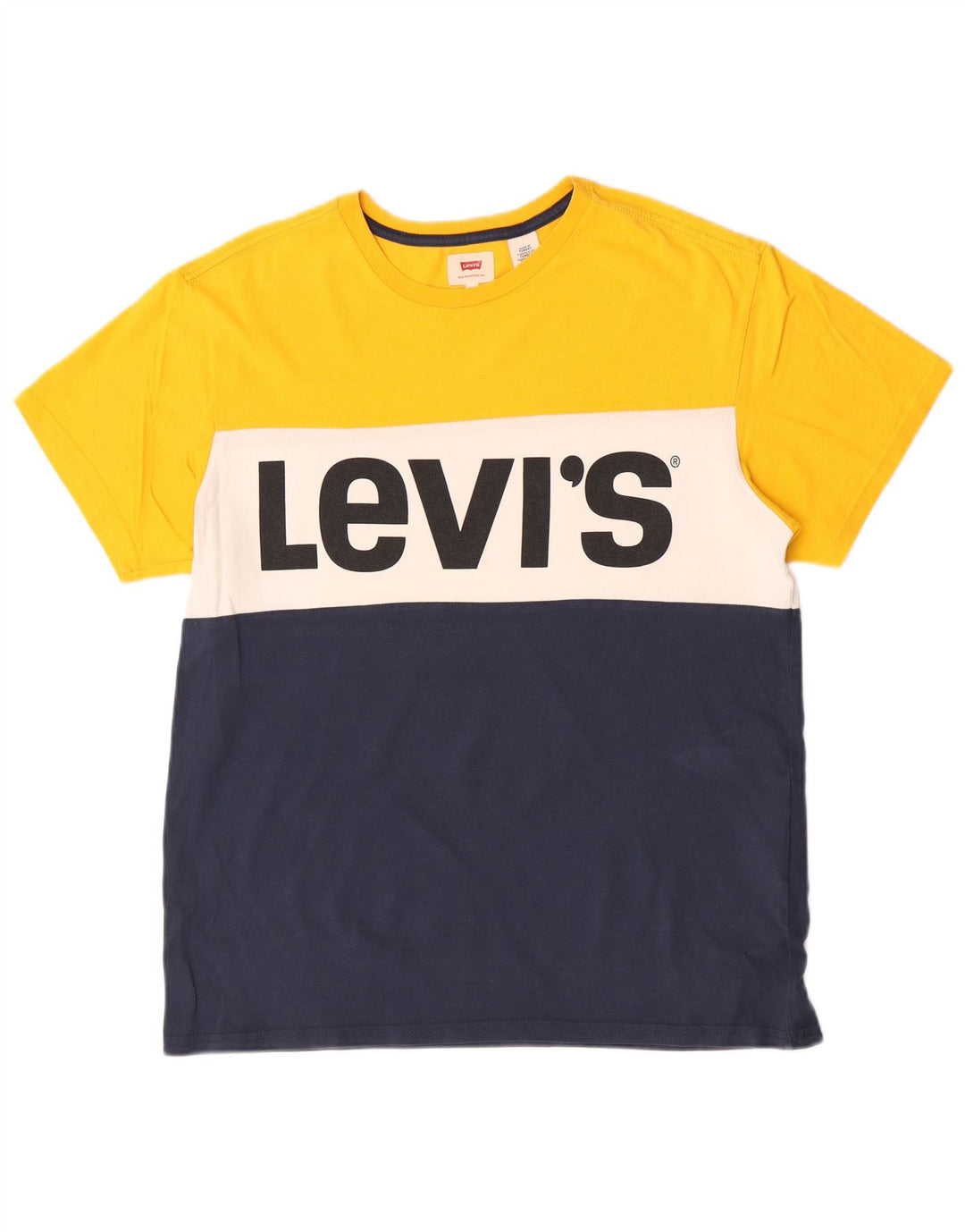 Ανδρικό γραφικό μπλουζάκι Levi's Top μεσαίο πολύχρωμο βαμβακερό μπλοκ