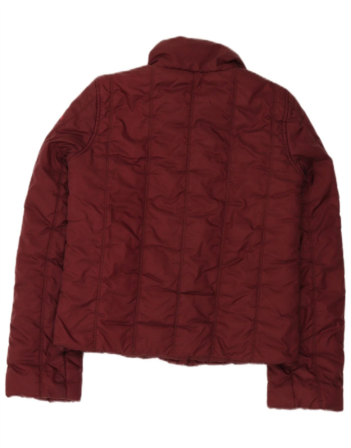 Guess Γυναικείο μπουφάν UK 10 Small Burgundy Nylon