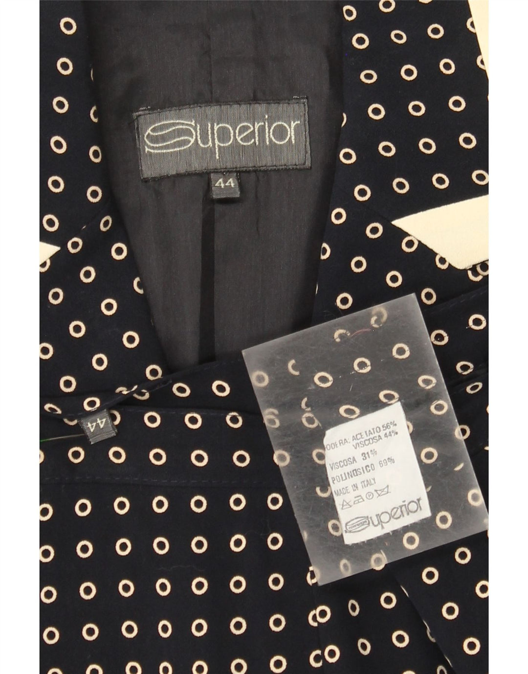 SUPERIOR Γυναικείο Σετ Φούστας 2 τεμαχίων IT 44 Medium W30 Navy Blue Spotted