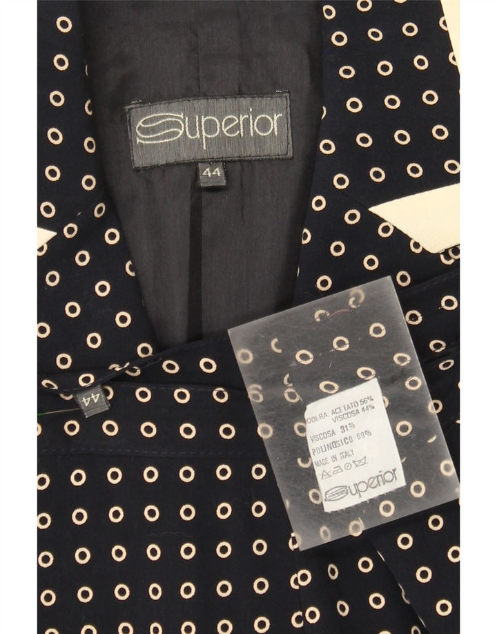 SUPERIOR Γυναικείο Σετ Φούστας 2 τεμαχίων IT 44 Medium W30 Navy Blue Spotted