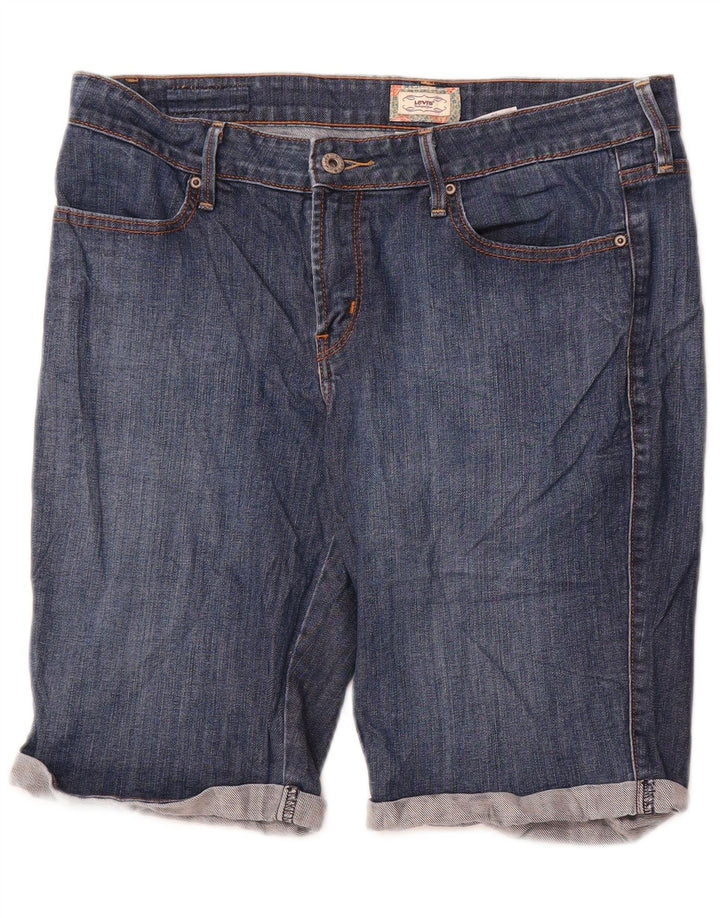 Levi's Womens 545 Bermuda τζιν σορτς US 10 Large W34 Μπλε βαμβακερό