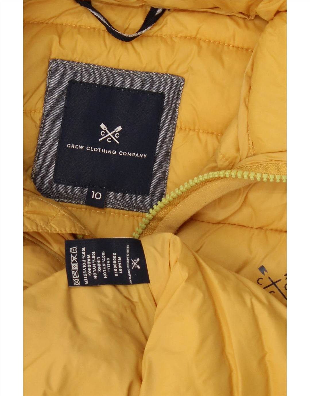 ΕΝΔΥΜΑΤΑ ΠΛΗΡΩΜΑΤΟΣ Γυναικεία επένδυση Gilet UK 10 Small Yellow Nylon