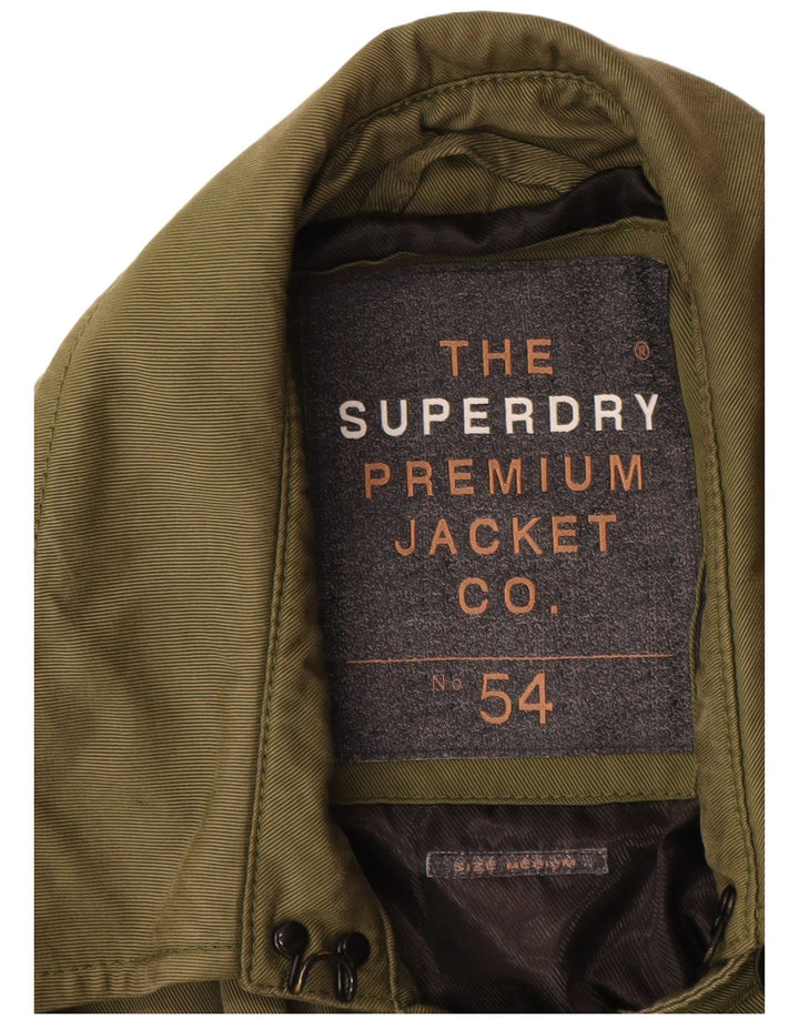 Superdry Γυναικείο Πανωφόρι UK 14 Medium Khaki Lyocell