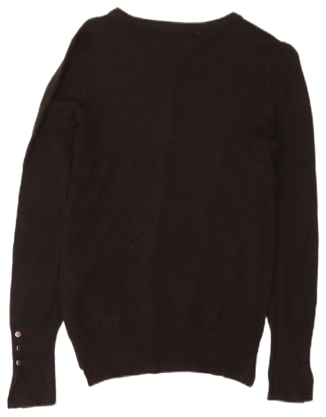 Zara Γυναικεία Ζακέτα πουλόβερ UK 10 Small Black Viscose