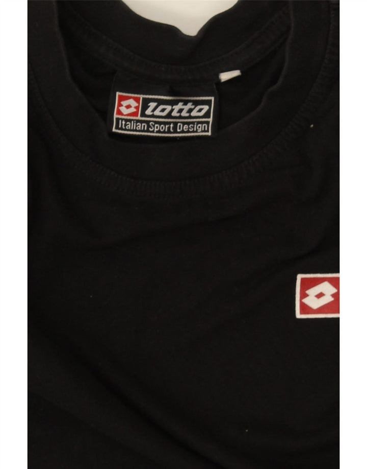 Ανδρικό T-Shirt Lotto Top Large Μαύρο