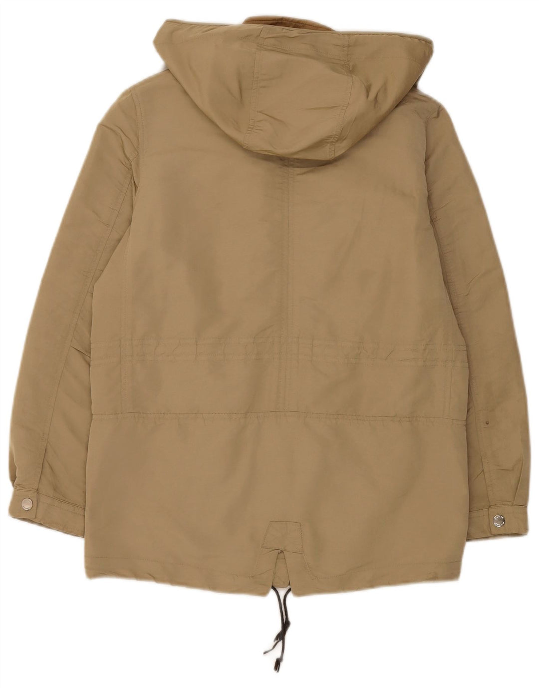 Massimo Dutti Γυναικείο μπουφάν με κουκούλα Parka UK 6 XS Khaki