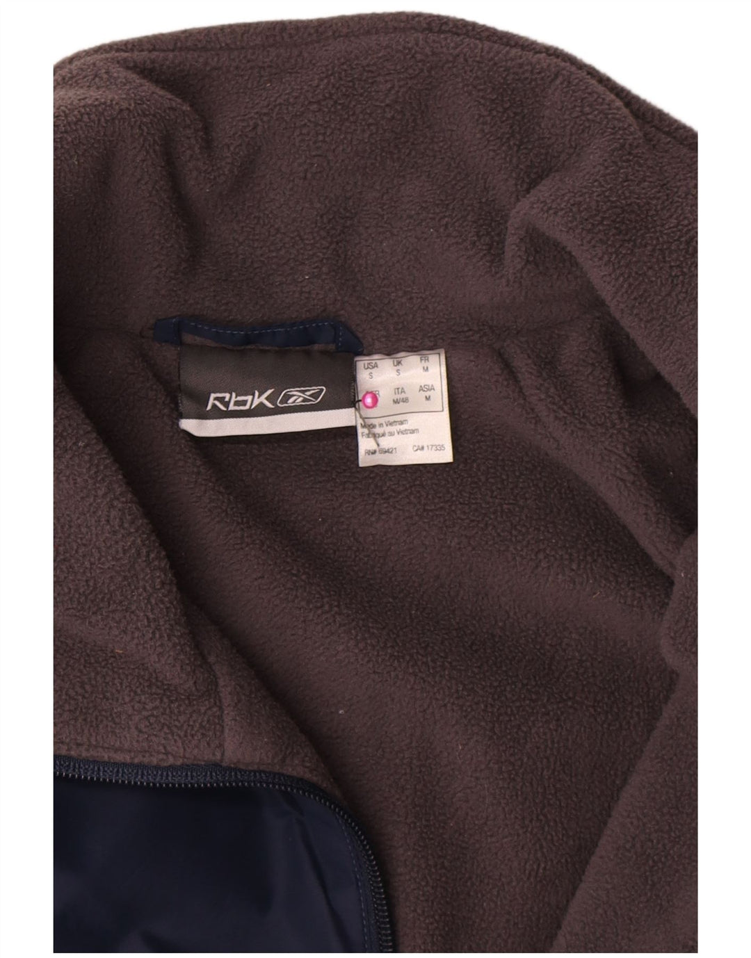 Ανδρικό μπουφάν Reebok Windbreaker UK 36 Small Navy Blue Polyamide