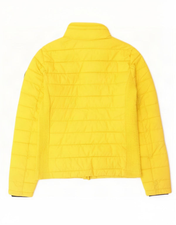 Superdry γυναικείο μπουφάν UK 12 Medium Yellow Polyester
