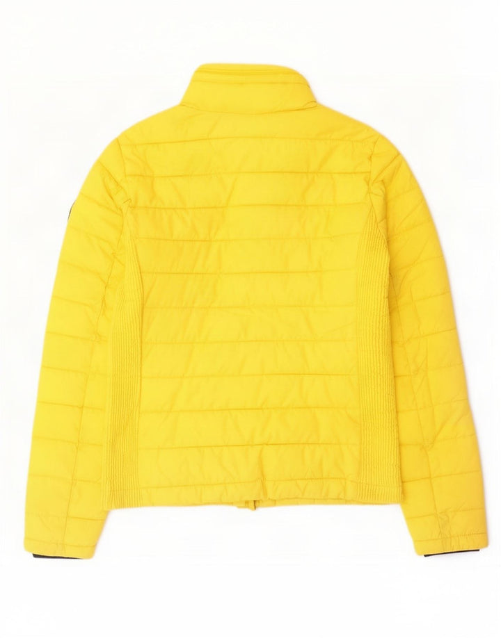 Superdry γυναικείο μπουφάν UK 12 Medium Yellow Polyester