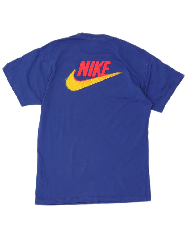 Nike Mens Graphic T-Shirt Top Small Blue Cotton