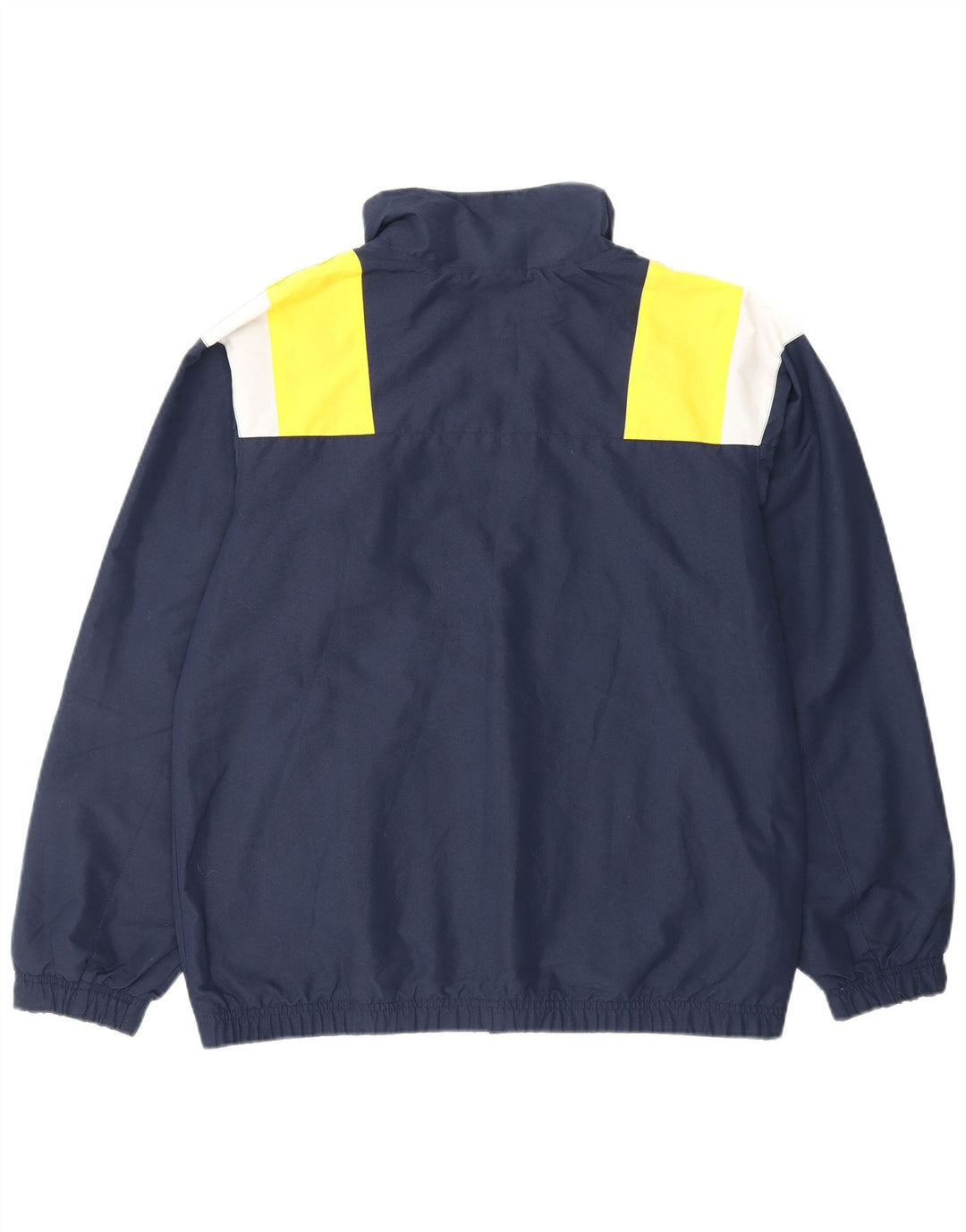 NIKE Boys Rain Jacket 13-14 Years XL Navy Blue Colourblock Polyester