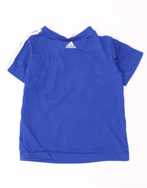 Μπλουζάκι Adidas Baby Boys Graphic T-shirt 9-12 μηνών Μπλε χρώματος βαμβακερό