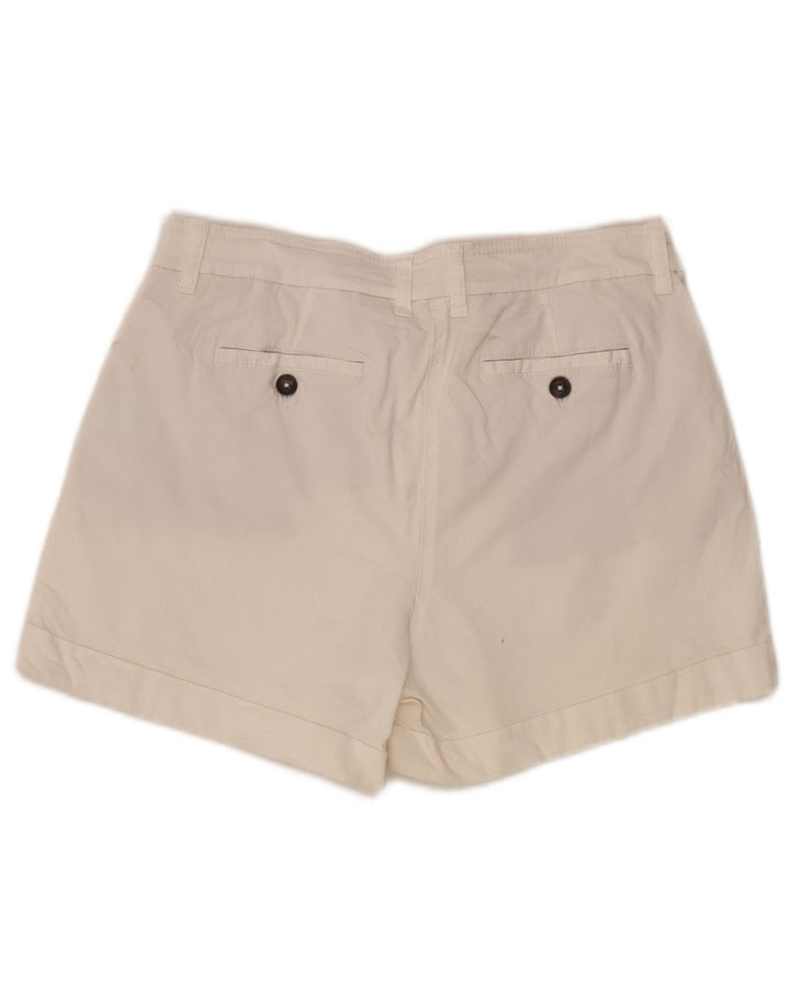 Boden Γυναικείο σορτς Chino UK 12 Medium W30 Λευκό βαμβακερό