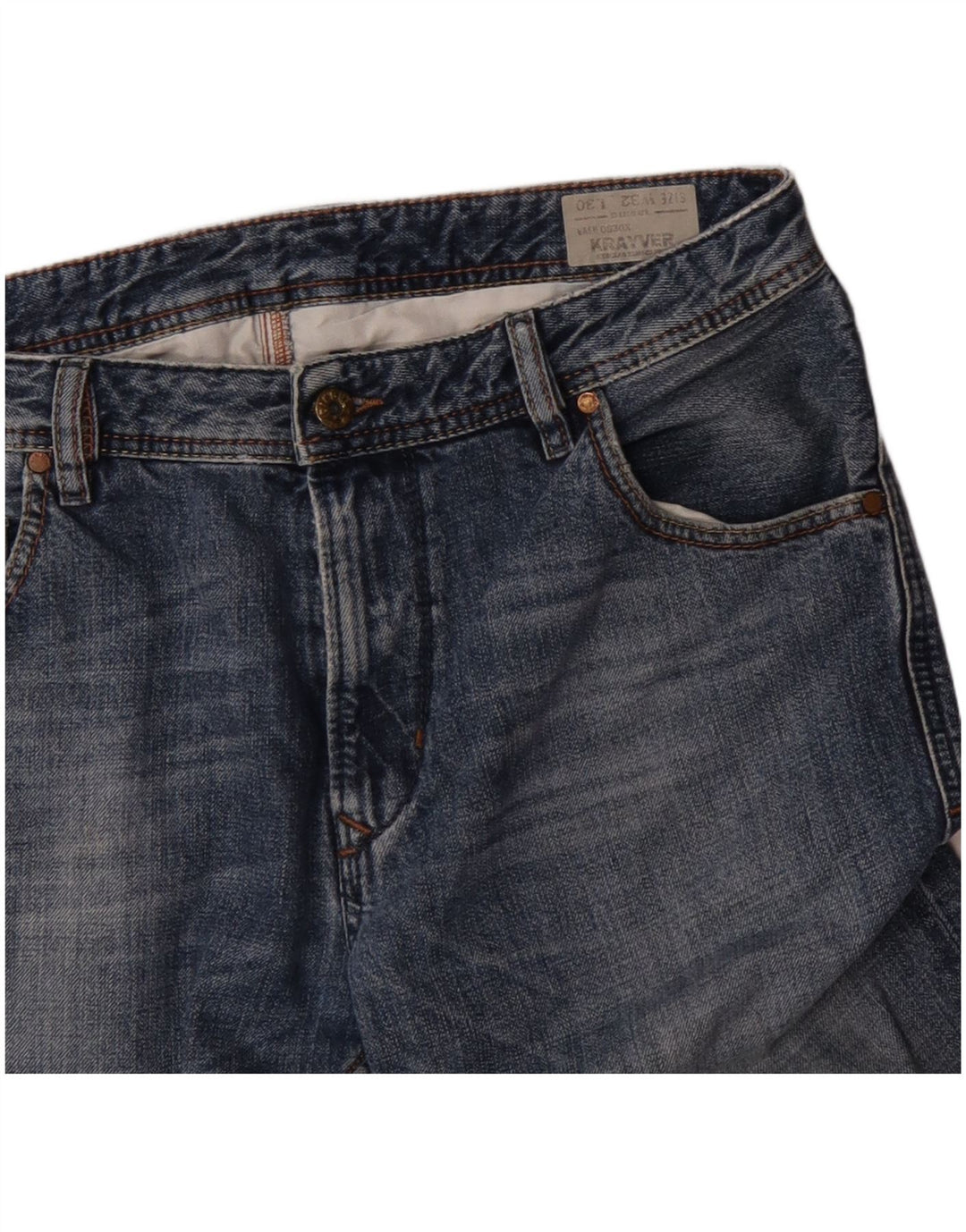 Diesel Ανδρικό Krayver Regular Slim Jeans W32 L30 Μπλε βαμβακερό