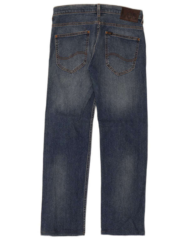 Lee Mens Powell Slim Jeans W30 L28 Blue Cotton