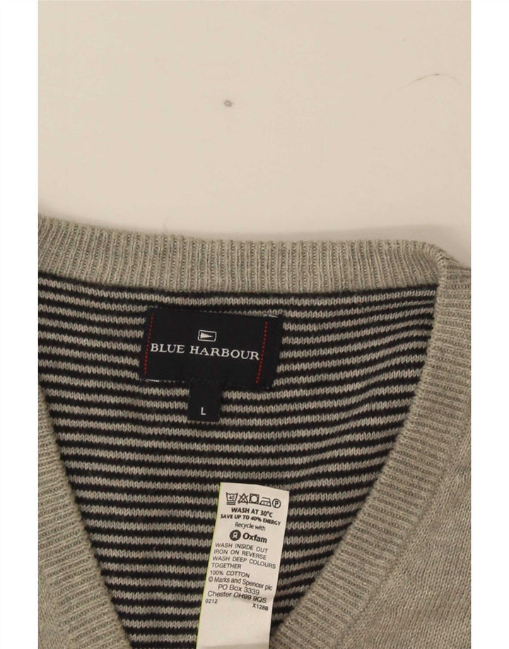 Marks & Spencer Ανδρικό Μπλε Γιλέκο Harbor Tank Top Μεγάλο γκρι βαμβακερό