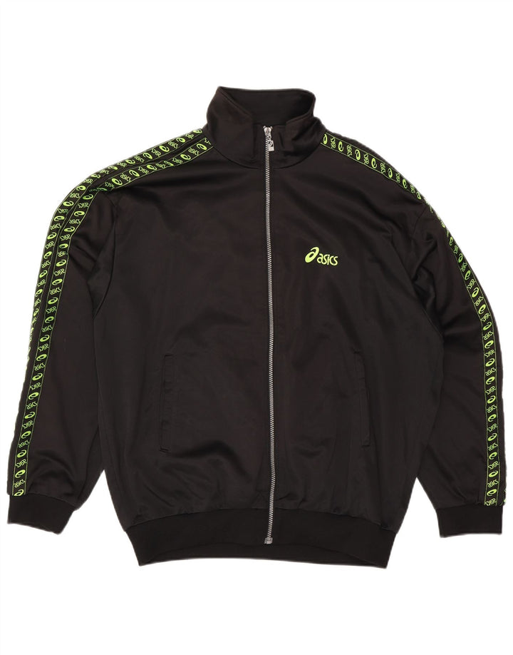 Ανδρική αθλητική φόρμα γραφικών Asics Top Jacket XL Μαύρο